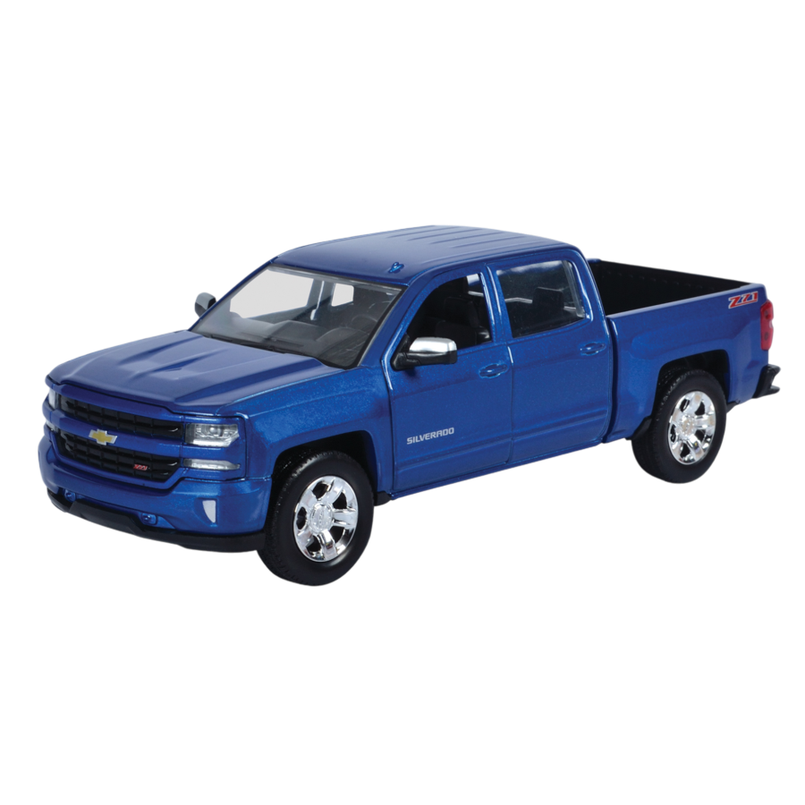 Timeless Legends - 1:24 Scale 2017 Chevy Silverado 1500Lt Z71 Crew Cab [Blue]
