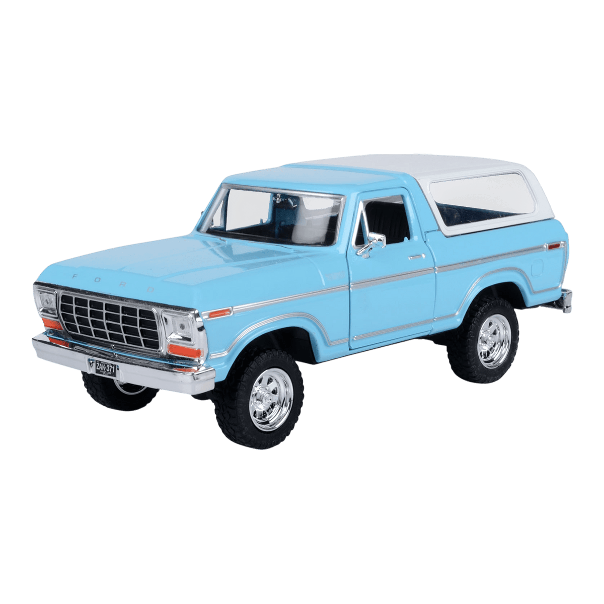 Timeless Legends - 1:24 1978 Blue Ford Bronco (Hard Top)