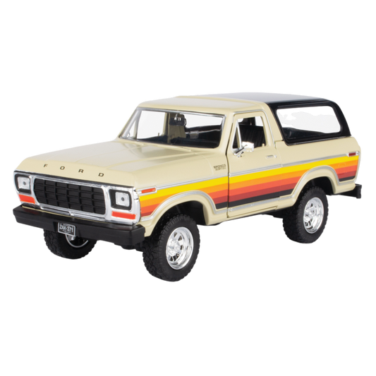 Platinum Collection - 1:24 Scale 1978 Ford Bronco - Free Wheeling Version