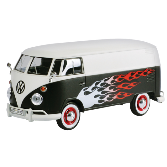 Volkswagen Collection - 1:24 Scale Volkswagen Type 2 (T1) Delivery Van Hot Rod (2 Tone)