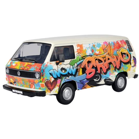 Volkswagen Collection - 1:24 Scale Volkswagen Type 2 (T3) - Graffiti