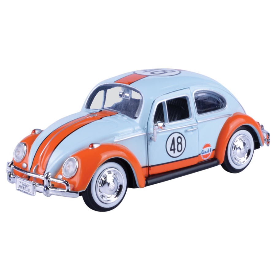 Gulf Collection - 1:24 Scale 1966 Volkswagen Beetle With Gulf Livery