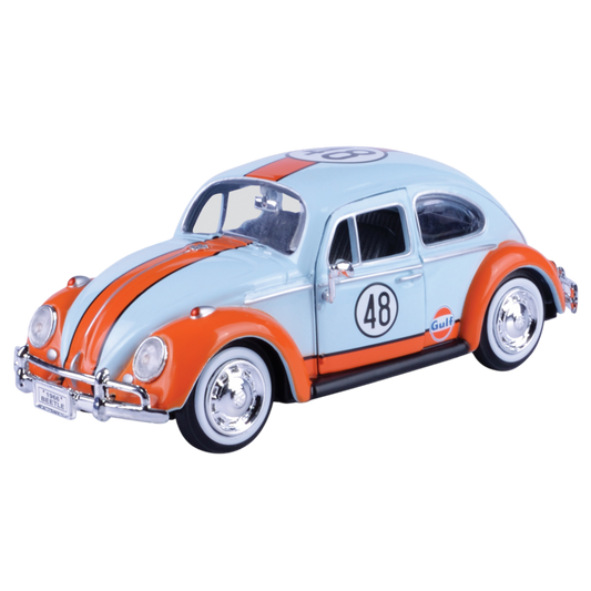 Gulf Collection - 1:24 Scale 1966 Volkswagen Beetle With Gulf Livery