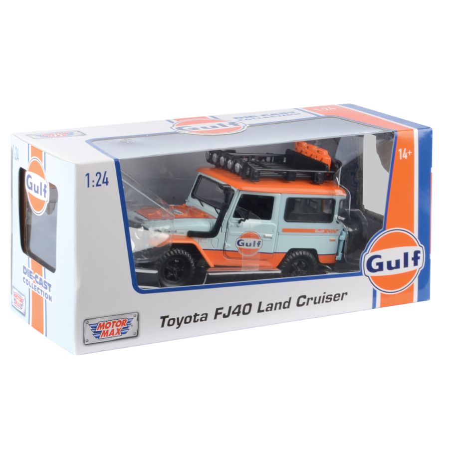 Gulf Collection - 1:24 Scale Off Road - Toyota Fj40 With Gulf Livery