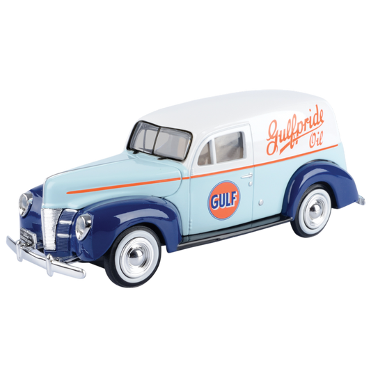 Gulf Collection - 1:24 Scale 1940 Ford Sedan Delivery With Gulf Livery