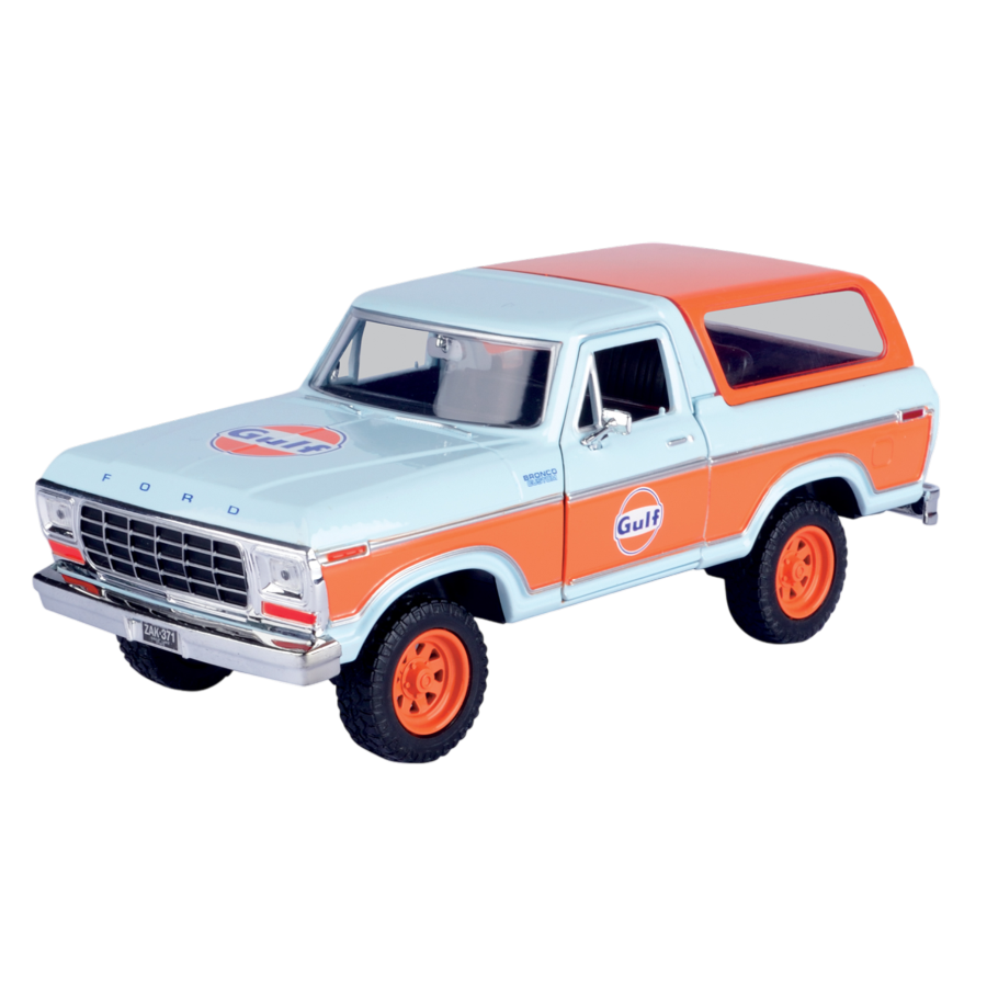 Gulf Collection - 1:24 Scale 1978 Ford Bronco With Gulf Livery