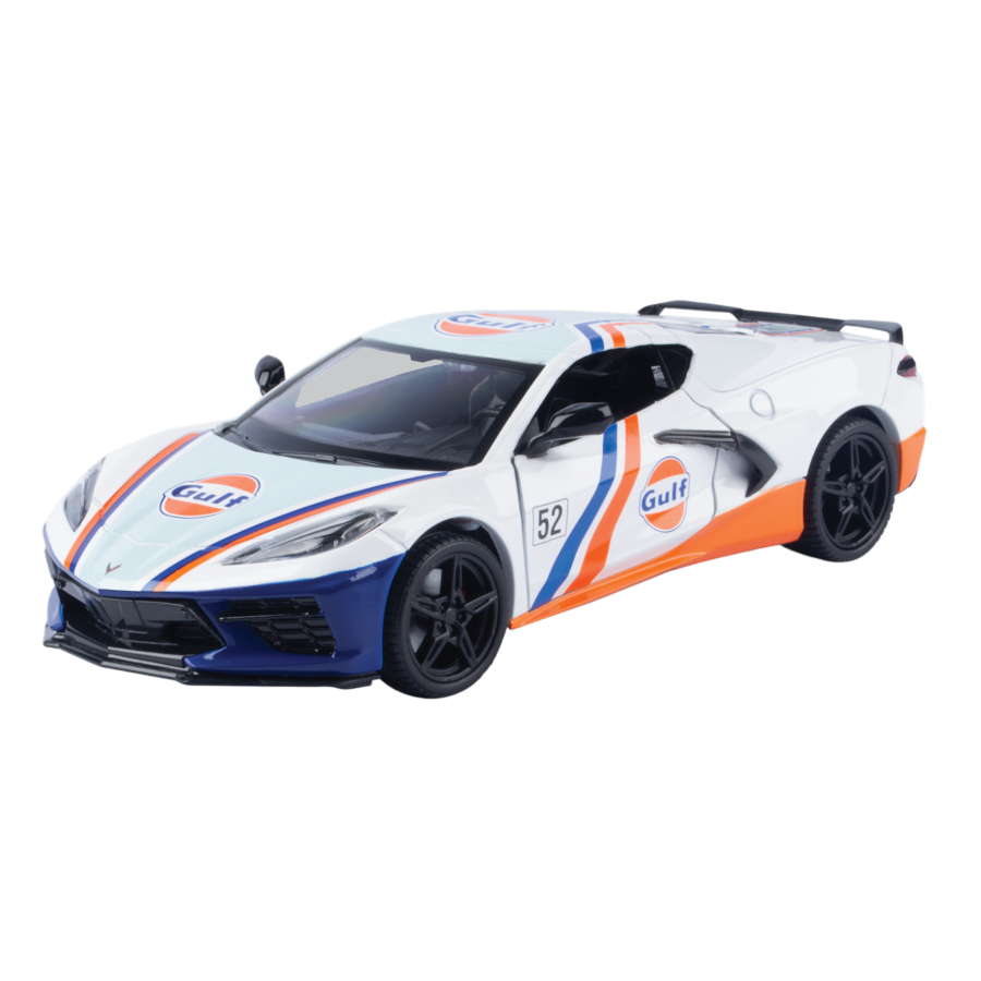 Gulf Collection - 1:24 Scale 2020 Corvette C8 With Gulf Livery