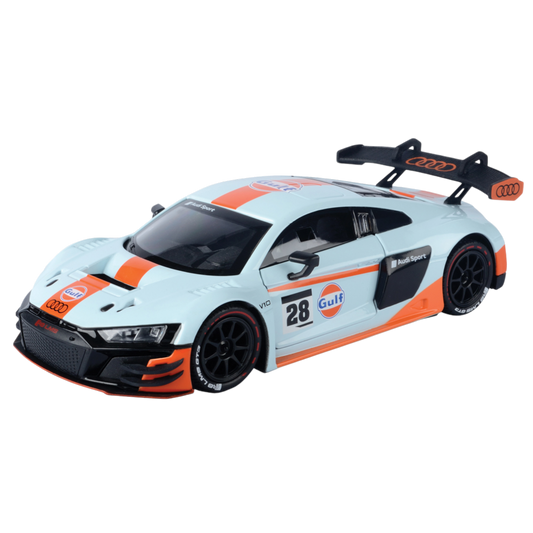 Gulf Collection - 1:24 Scale Audi R8 Lms GT3 With Gulf Livery