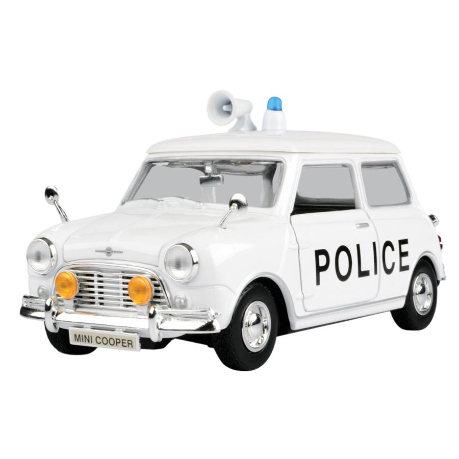 Mini Cooper Collection - 1:18 Scale Morris Mini Cooper - Police Car
