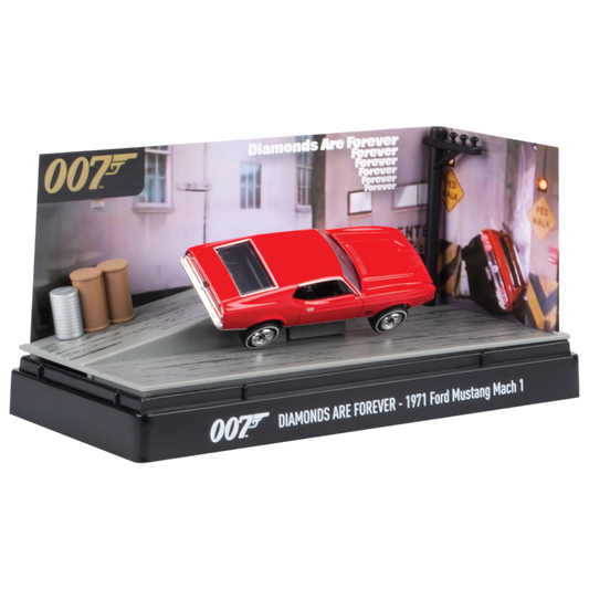 James Bond Collection - 3" Diorama Diamonds Are Forever (1971 Ford Mustang Mach I )