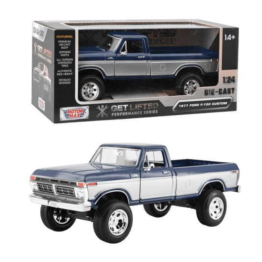 Get Lifted - 1:24 1977 Ford F-150 Custom Diecast Vehicle
