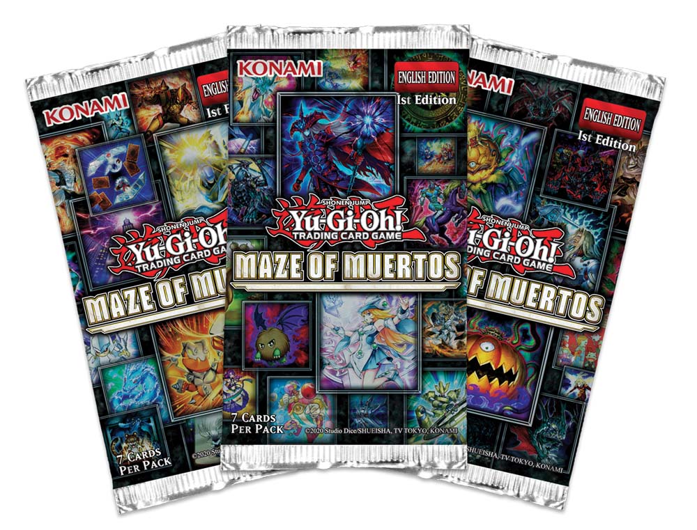 Yu-Gi-Oh! TCG Maze Of Muertos - 7 x Card Booster | Ozzie Collectables