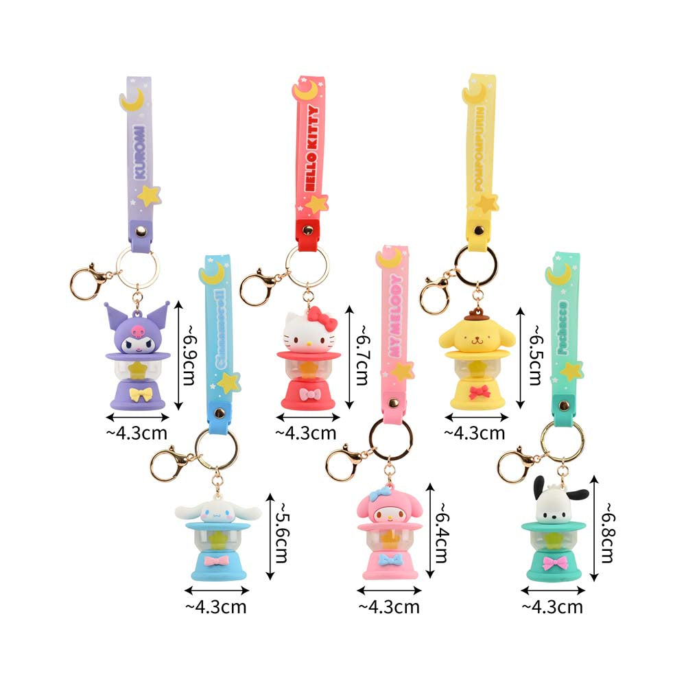 YuMe Hello Kitty And Friends Light-Up Camping Lamp Series Keychain & Strap