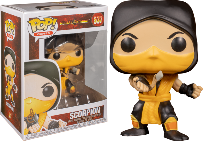 Mortal Kombat - Scorpion Pop! Vinyl #537