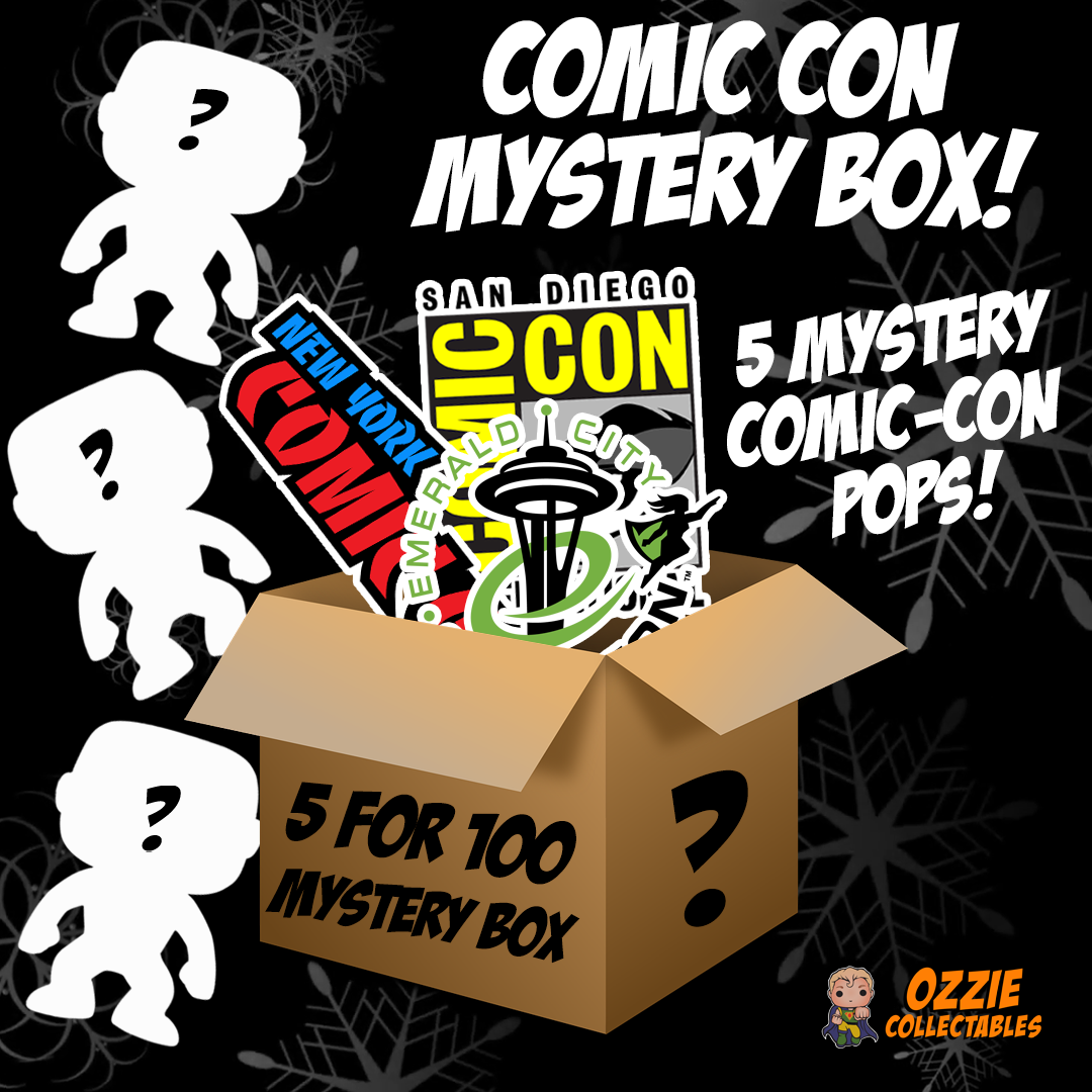 5 for $100 Comic Con MYSTERY Box | 5FOR100COMICCONMYSTERYBOX | Ozzie ...