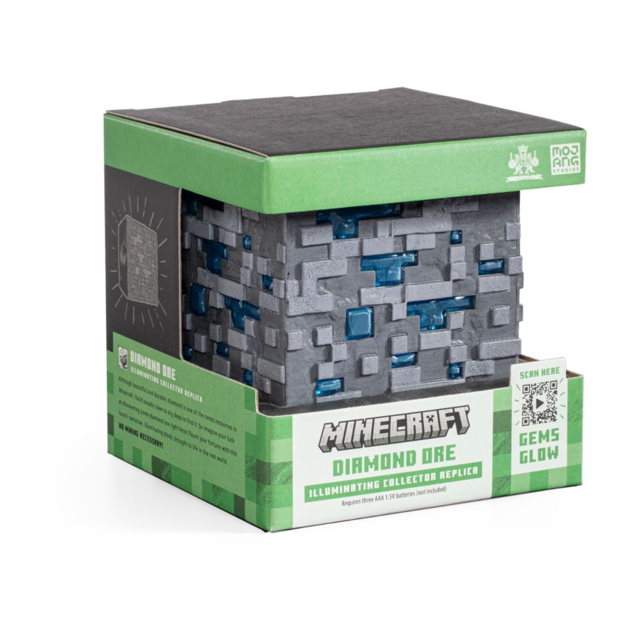 Minecraft - Diamond Ore Illuminating Collector Replica