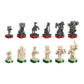 Minecraft - Overworld Heroes vs. Hostile Mobs Chess Set