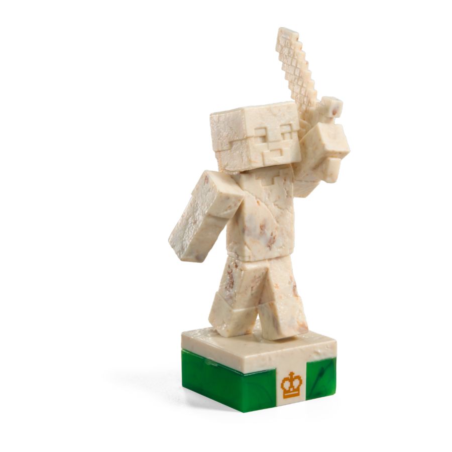 Minecraft - Overworld Heroes vs. Hostile Mobs Chess Set
