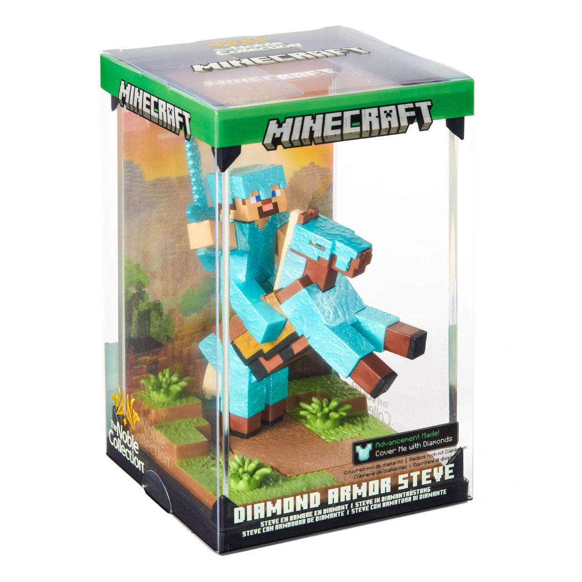 Minecraft - Diamond Armor Steve & Horse Diorama