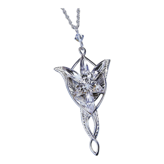Lord of The Rings - Arwen Evenstar Silver Plated Pendant