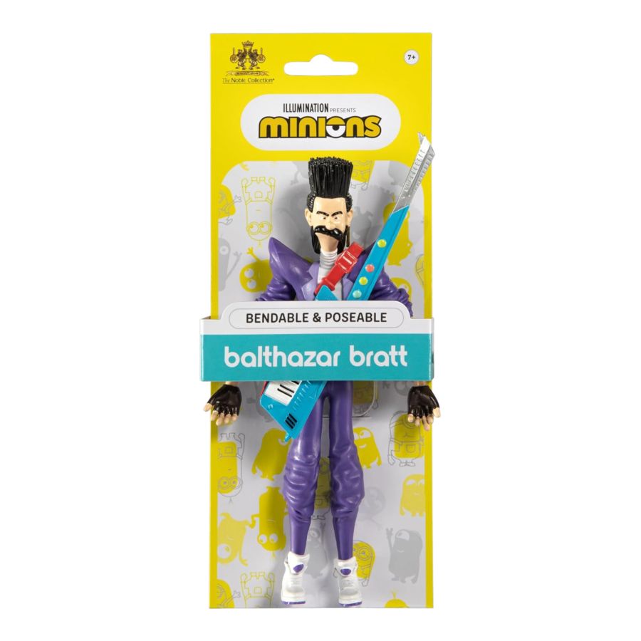 Minions - Balthazar Bratt Bendable Figure