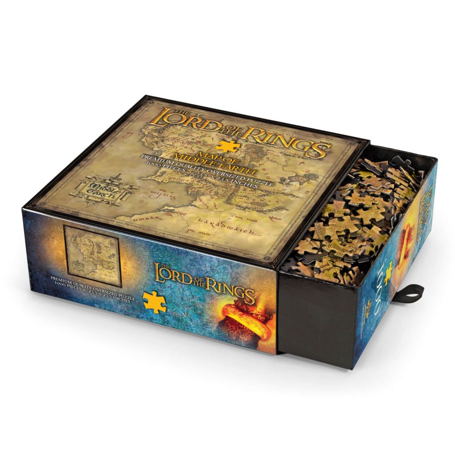 Lord of The Rings - Map of Middle Earth 1000pc Puzzle