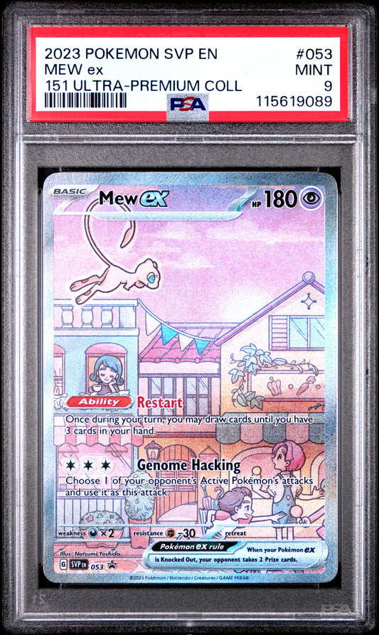 2023 Pokemon Svp En-Sv Black Star Promo 053 151 Mew Ex Ultra-Premium Coll - PSA 9