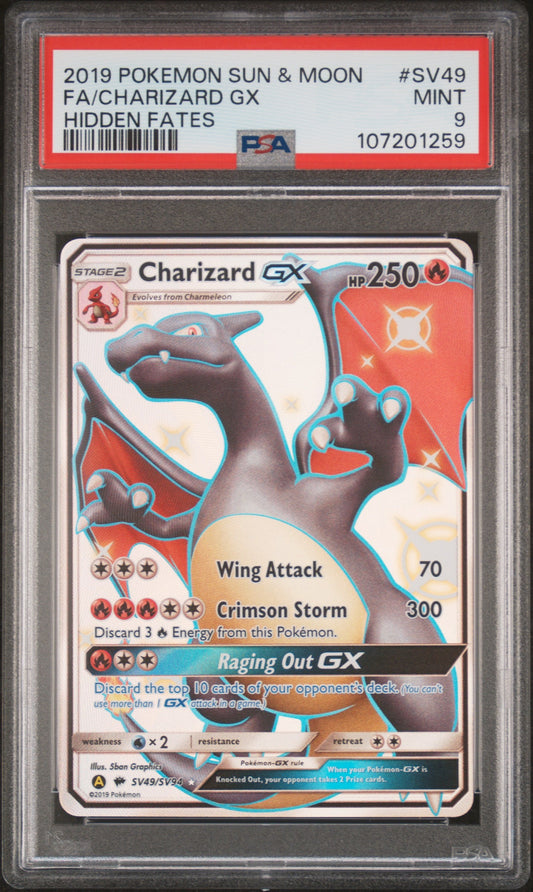 2019 Pokemon Sun & Moon Hidden Fates Sv49 Hidden Fates