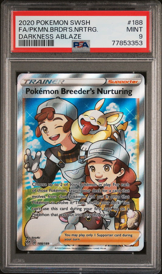 2020 Pokemon Sword & Shield Darkness Ablaze 188 Fa/Pkmn.Brdr's.Nrtrg. Darkness Ablaze