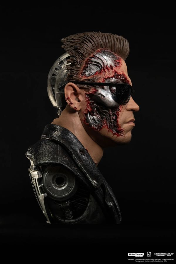 Terminator 2 - T-800 Model 101 Battle Damaged Art Mask