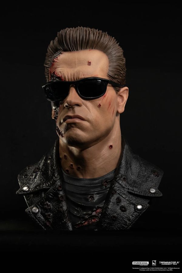 Terminator 2 - T-800 Model 101 Battle Damaged Art Mask