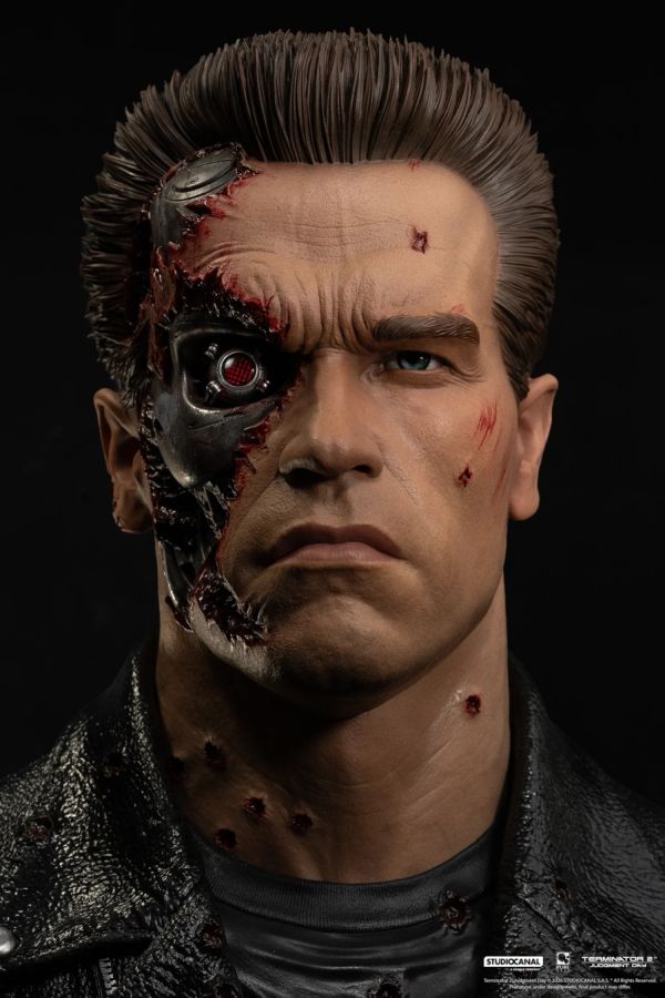 Terminator 2 - T-800 Model 101 Battle Damaged Art Mask