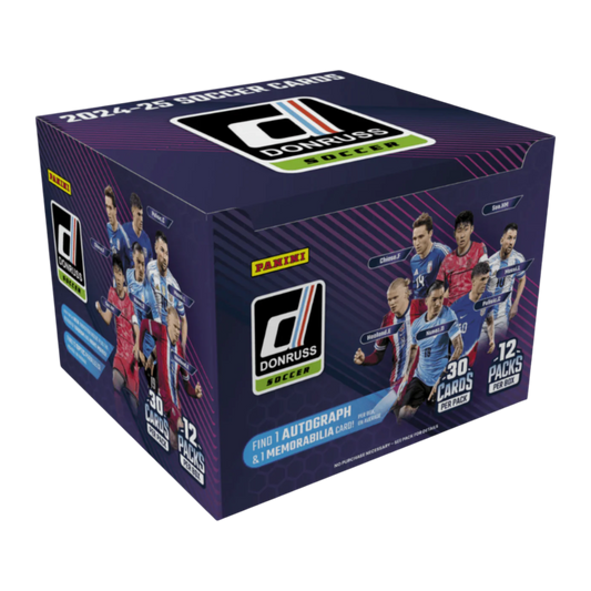 Soccer - 2024/25 Donruss Soccer Trading Cards (Display of 12)