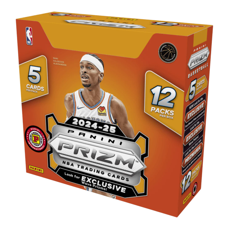 NBA - 2024/25 Prizm International Basketball Hobby Trading Cards (Display of 12)