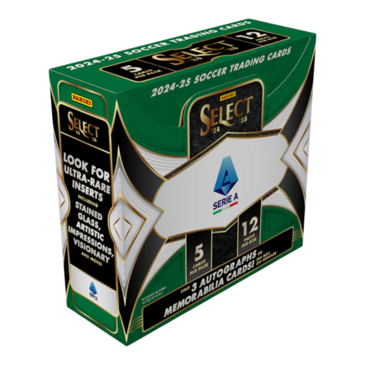 Soccer - 2024/25 Select Serie A Soccer Hobby Trading Cards (Display of 12)