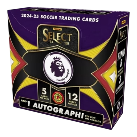 Soccer - 2024/25 Select International EPL Soccer Hobby Trading Cards (Display of 12)