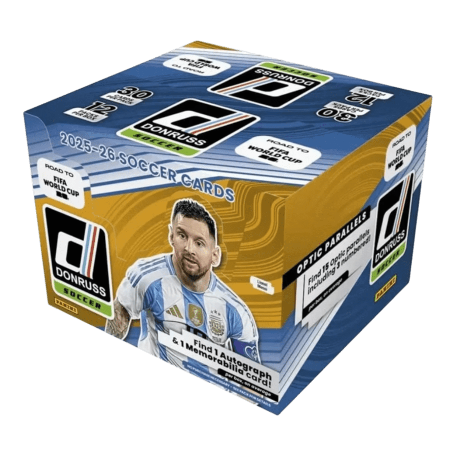 Soccer - 2025-26 Donruss Road to World Cup Soccer Hobby Trading Cards (Display of 12)