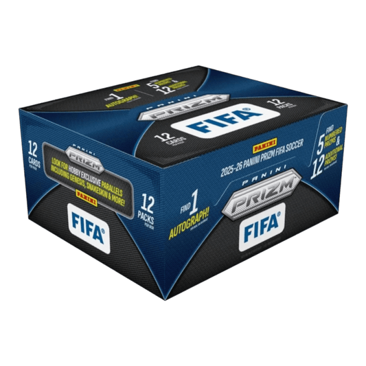 Soccer - 2025-26 Prizm FIFA Soccer Hobby Trading Cards (Display of 12)