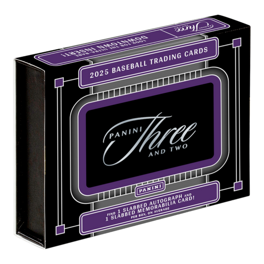 MLB - 2025 Three & Two Baseball Hobby Trading Cards (Display of 1)