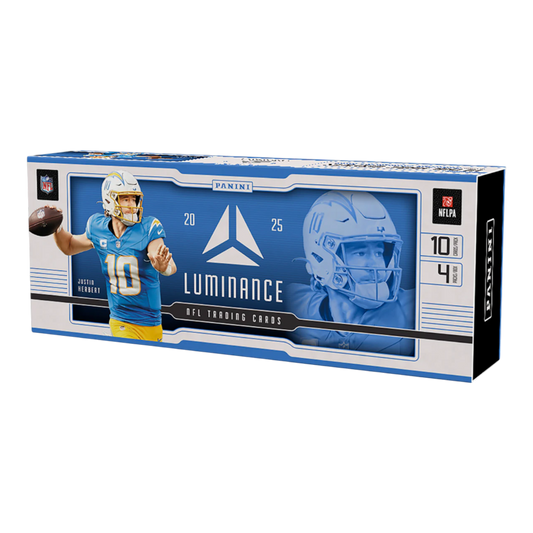 NFL - 2025 Luminance Football Hobby Trading Cards (Display of 4)