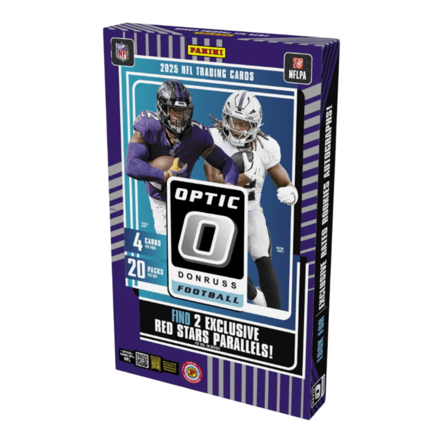 NFL - 2025 Donruss Optic FB Hobby International Hobby Trading Cards (Display of 20)