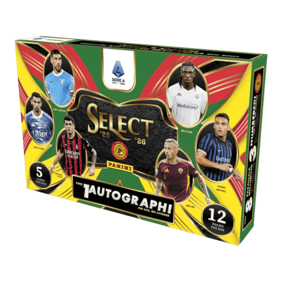 Soccer - 2025-26 Select Serie A International Hobby Trading Cards (Display of 12)