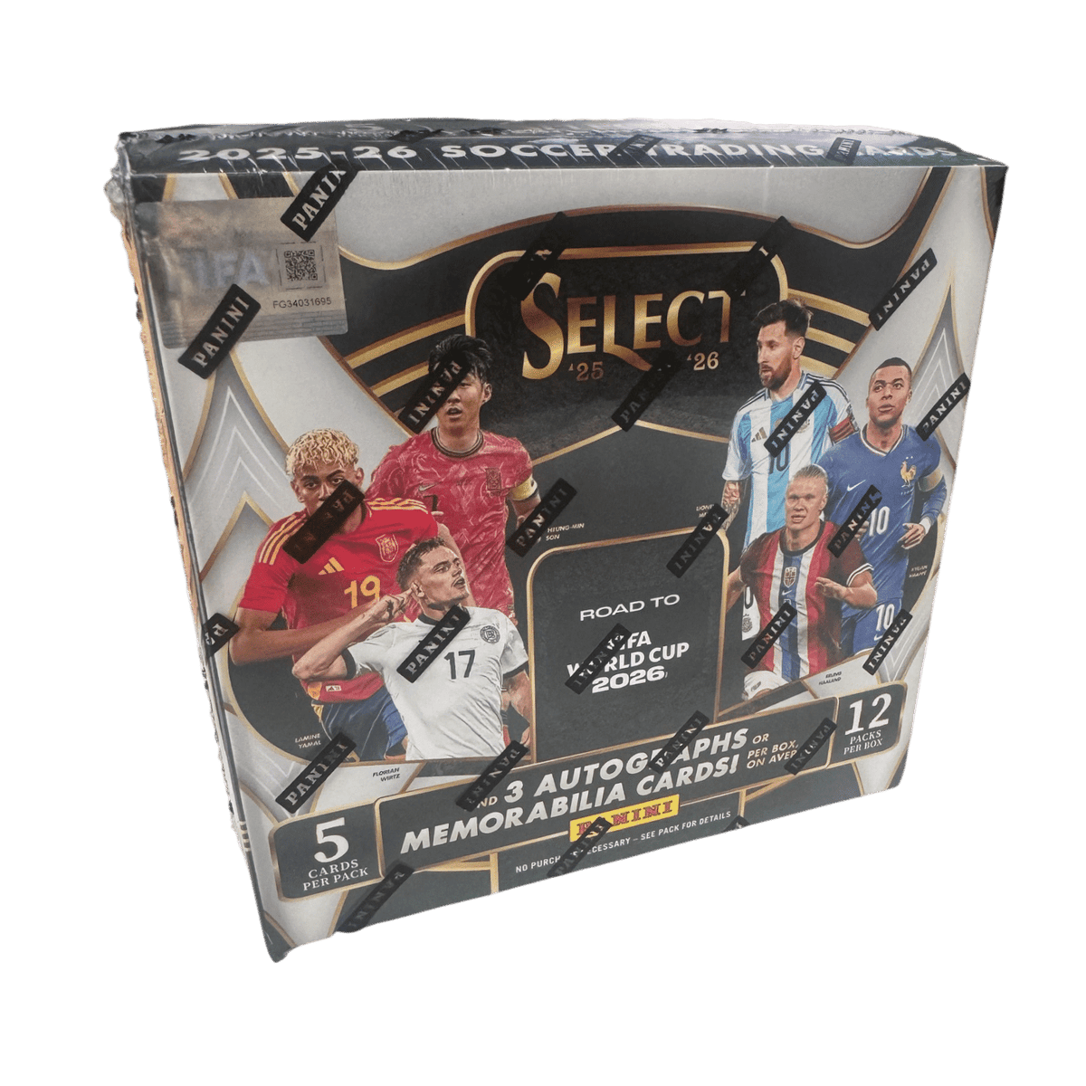 Soccer - 2025/26 Select Road to World Cup Soccer Hobby Trading Cards (Display of 12)