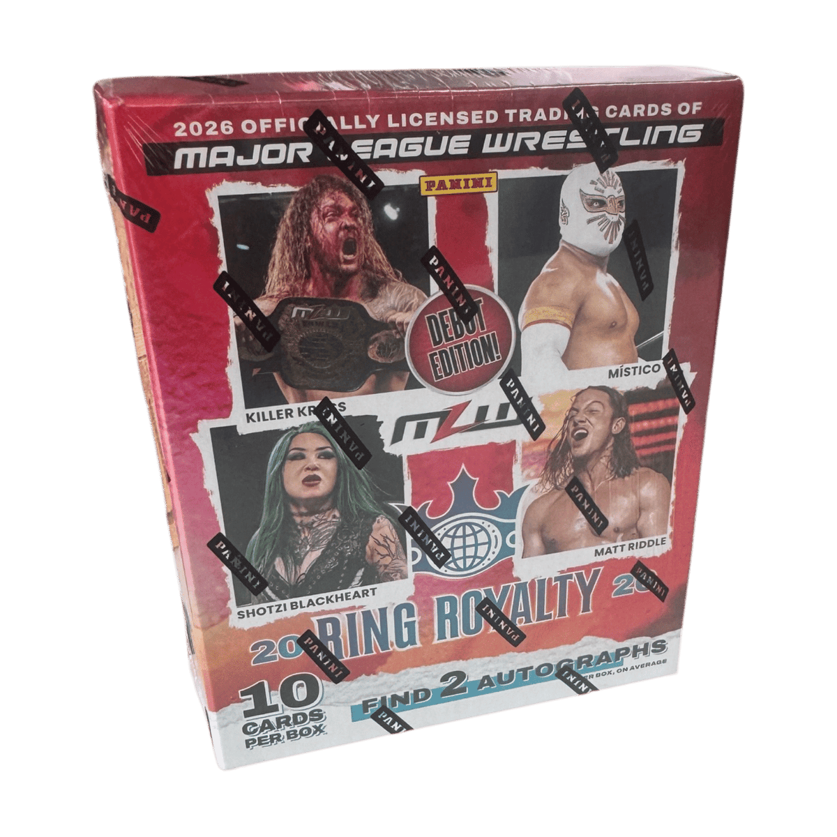 MLW - 2026 Ring Royalty Major League Wrestling Hobby Trading Cards (Display of 1)