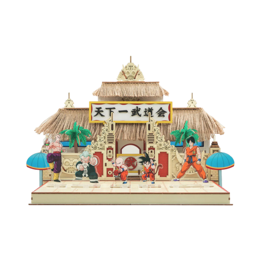 Dragon Ball Z - Tenkaichi Budokai Wood Construction Set with Acrylic Figures (191Pieces)