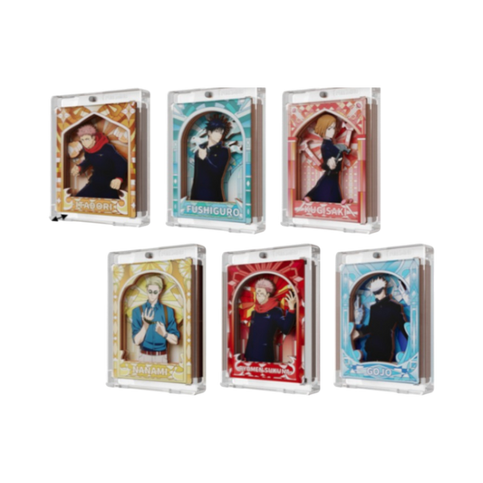 Jujutsu Kaisen - Wooden Case Blind Box Mini Art Magnets (Display of 6)