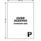 Premium Over Sleeves - Standard Size - Clear - 100Pc