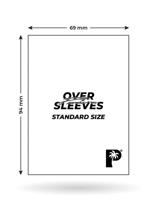 Premium Over Sleeves - Standard Size - Clear - 100Pc