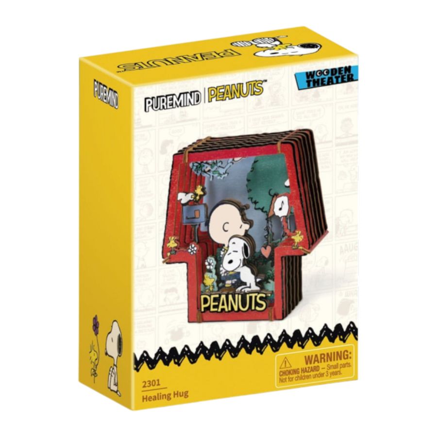 Peanuts - Snoopy Healing Hug Wooden Theater (24 Pcs)