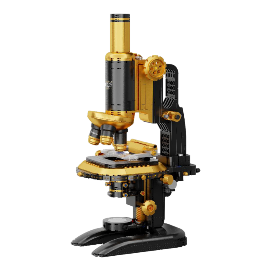 Retro Collection - 19th Century Microscope Replica Construction Set (1107pcs)